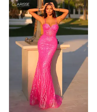 811161 Robe Ajustée Fuchsia