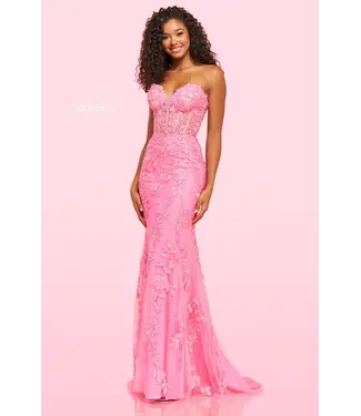 54227 Robe Corset En Dentelle Aqua