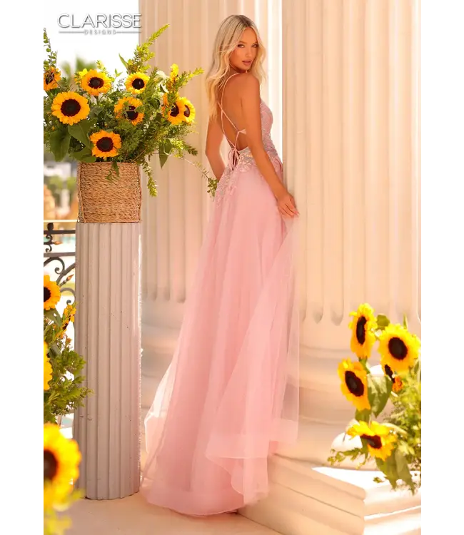 811176 Robe Fluide Rose Pâle