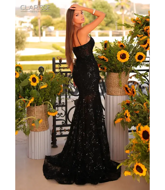 811299 Robe Ajustée Noire