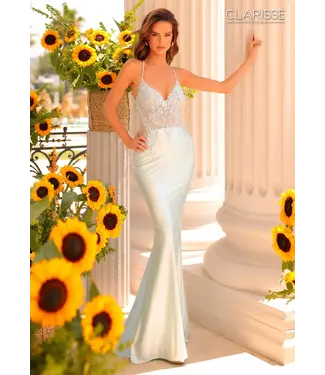 811307 Robe Ajustée Aqua