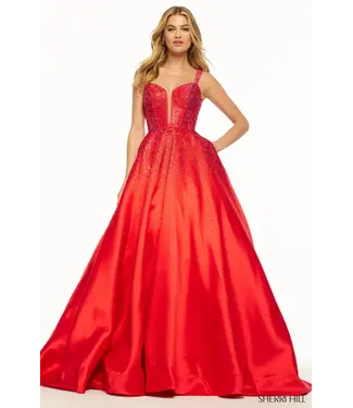 56106 Robe Satiné Brillante Lilas