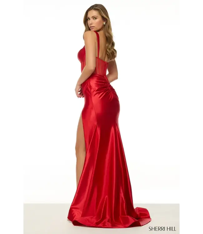 57062 Robe Corset Ajusté Marine