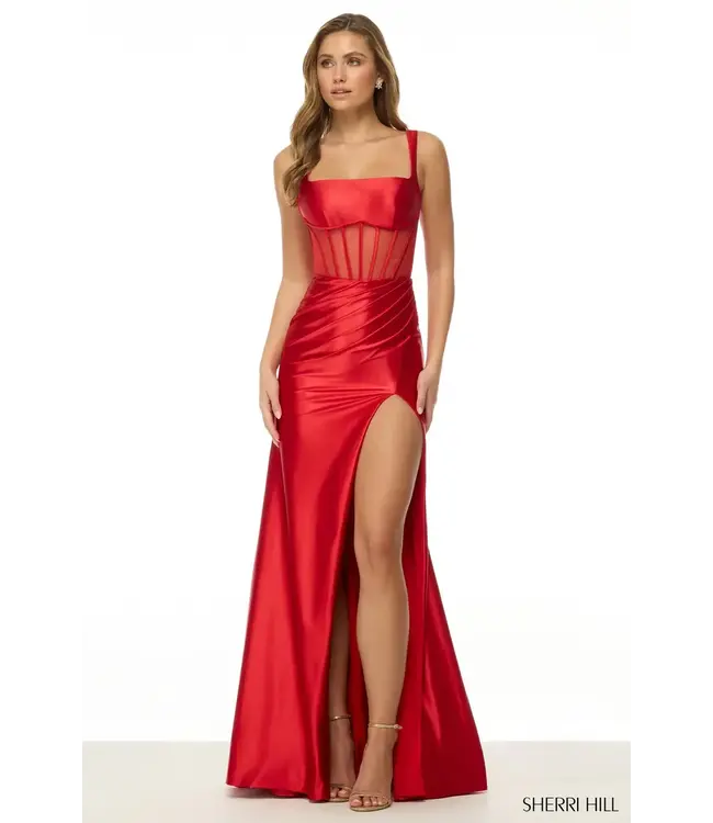 57062 Robe Corset Ajusté Marine