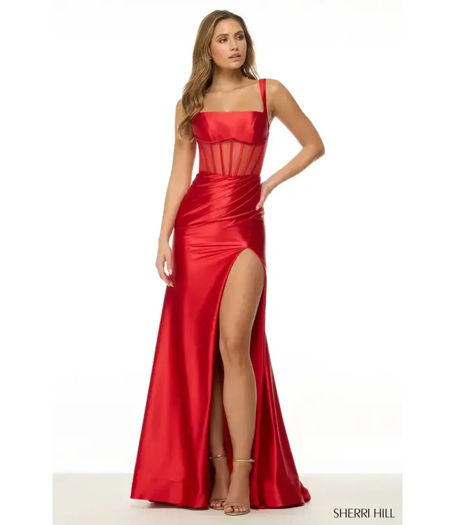 57062 Robe Corset Ajusté Marine