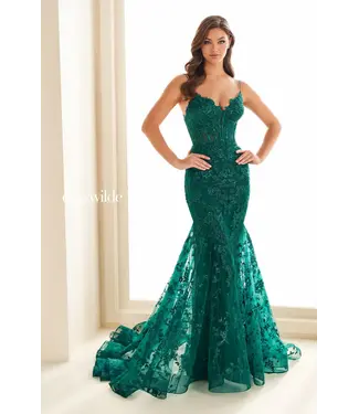 36008 Robe Sirène Émeraude