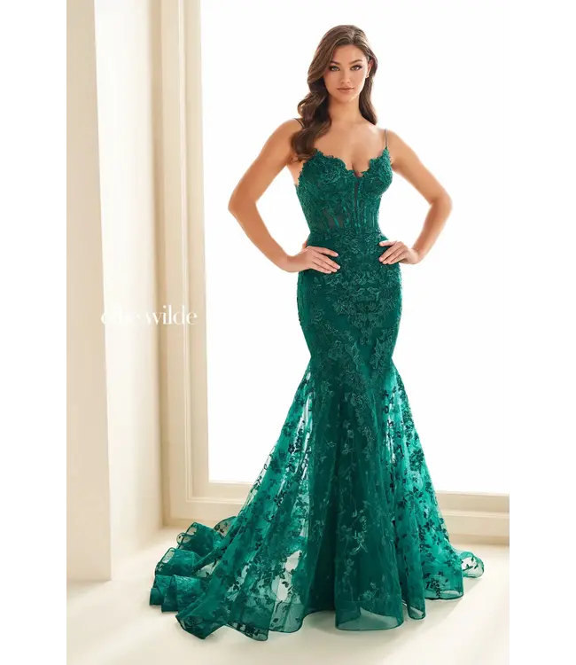 36008 Robe Sirène Émeraude