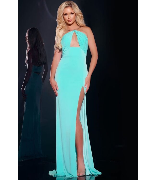 44496 Robe Ajustée Menthe