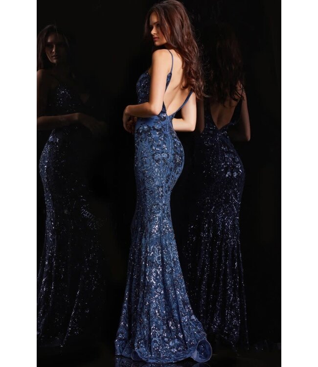 23839 Robe Ajustée Vert Émeraude