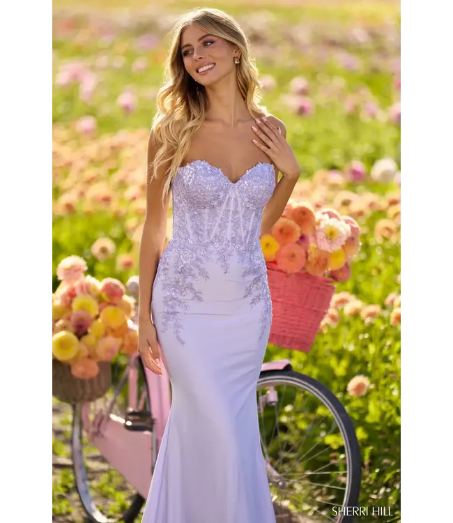 56314 Robe Bustier Corset Rouge