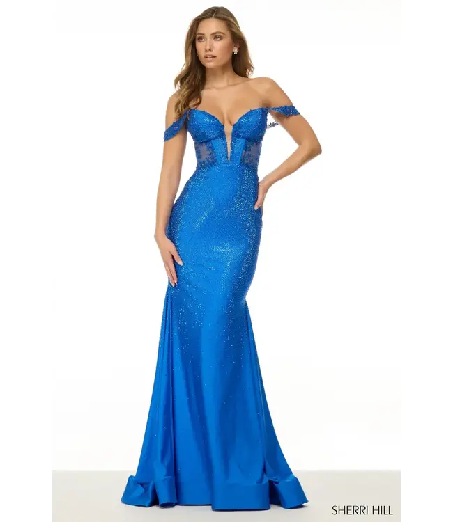 57036 Robe Ajustée Corset Brillante Noire