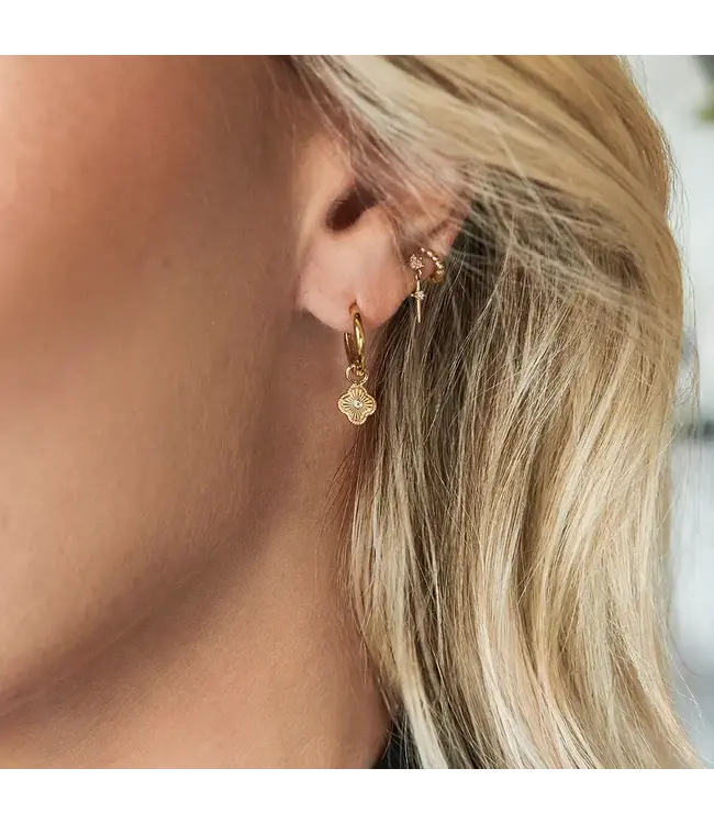 Mia Boucles Dormeuses Paula Argent