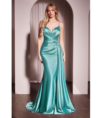 9111 Robe Ajustée Aqua