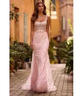 56989 Robe Corset Brillante Lilas