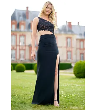 56611 Robe Asymetrique Noire