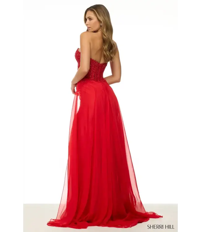 56527 Robe Corset  Avec Jupette Noire