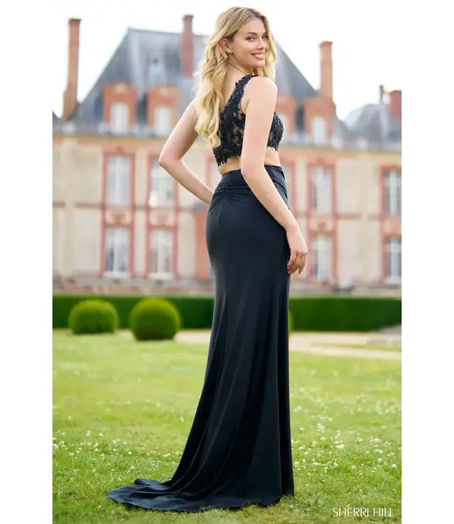 56611 Robe Asymetrique Rouge