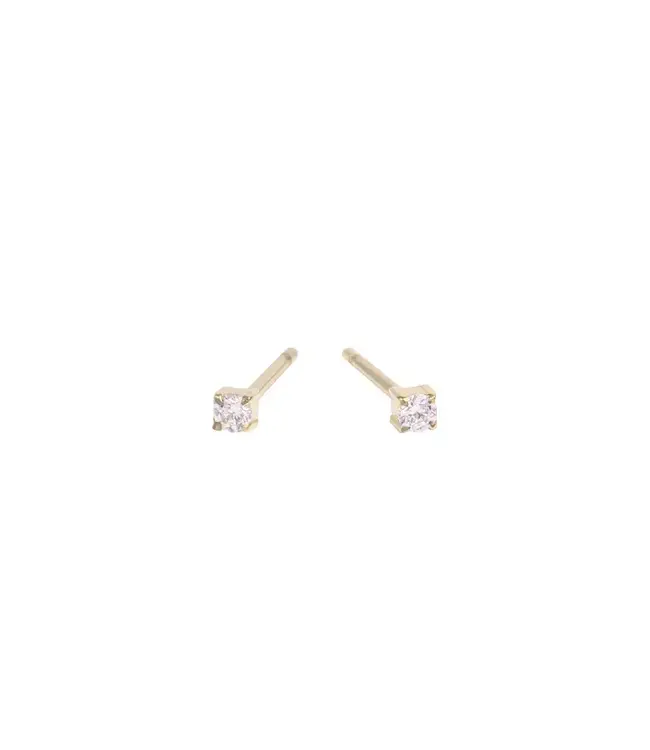 Mia Boucles d'oreilles pierre 2mm