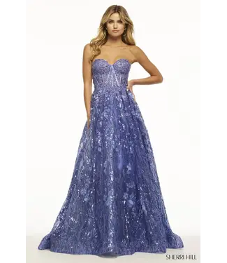54305 Robe Bustier Corset Periwinkle