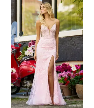 56251 Robe Brodée Rouge