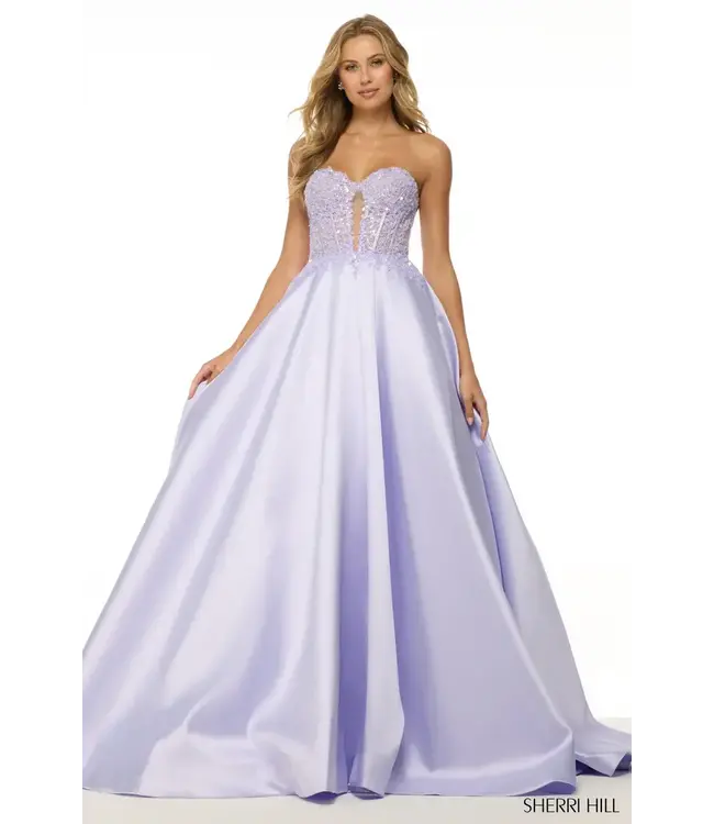 57147 Robe Corset En Mikado Marine