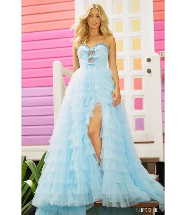 56012 Robe A Volants Noire