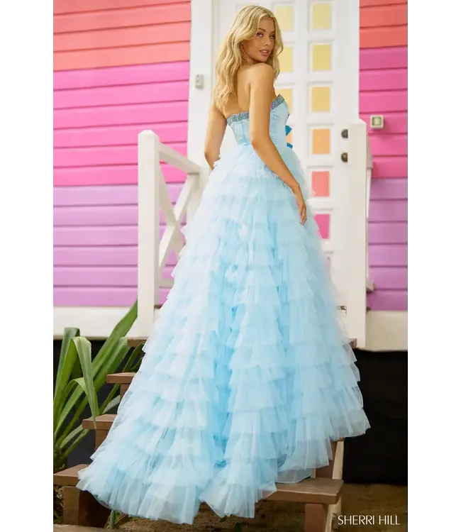 56012 Robe A Volants Noire