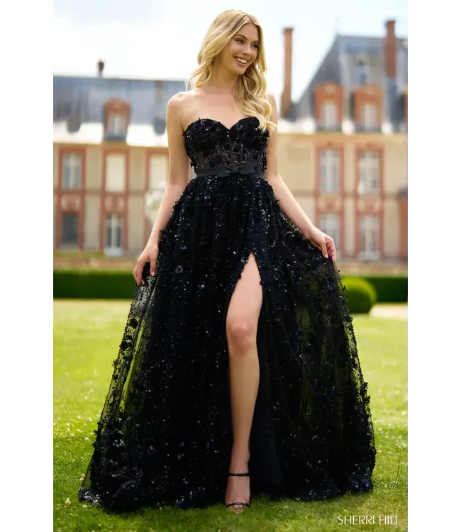 57013 Robe Corset Scintillante Jaune