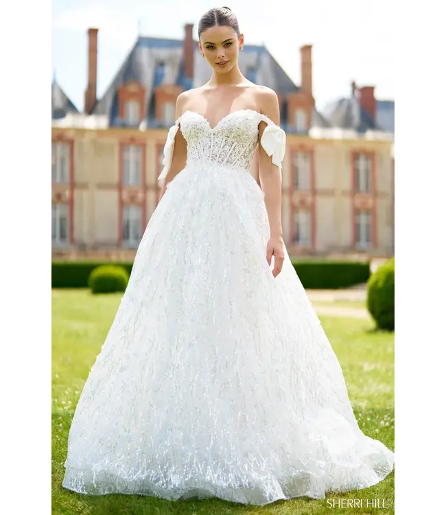 56865 Robe A Corset Bleu Pale