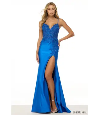 56448 Robe Décolleté Corset Rouge