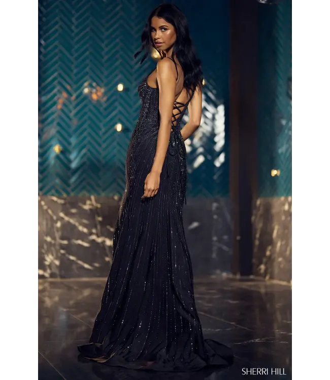 55924 Robe Ajustée Corset Ivoire