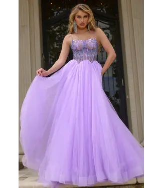 44511 Robe Corset en A Lilas