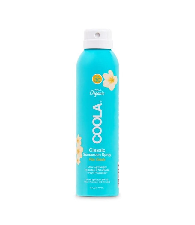 Coola Classique Corps FPS 30 Pina Colada Vaporisateur (177ml/6oz)