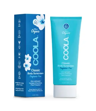 Coola Crème solaire Classique Pour leCorps FPS 50 Sans Parfum 148ml