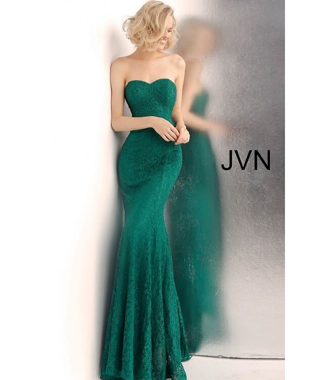 62712 Robe bustier ajustée en dentelle