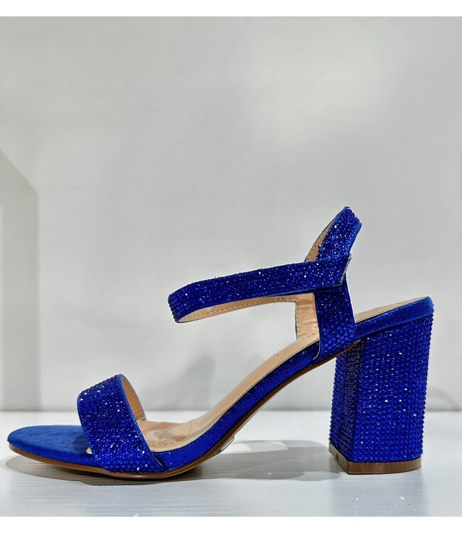 Sandales Bleues Brillantes  ANNA