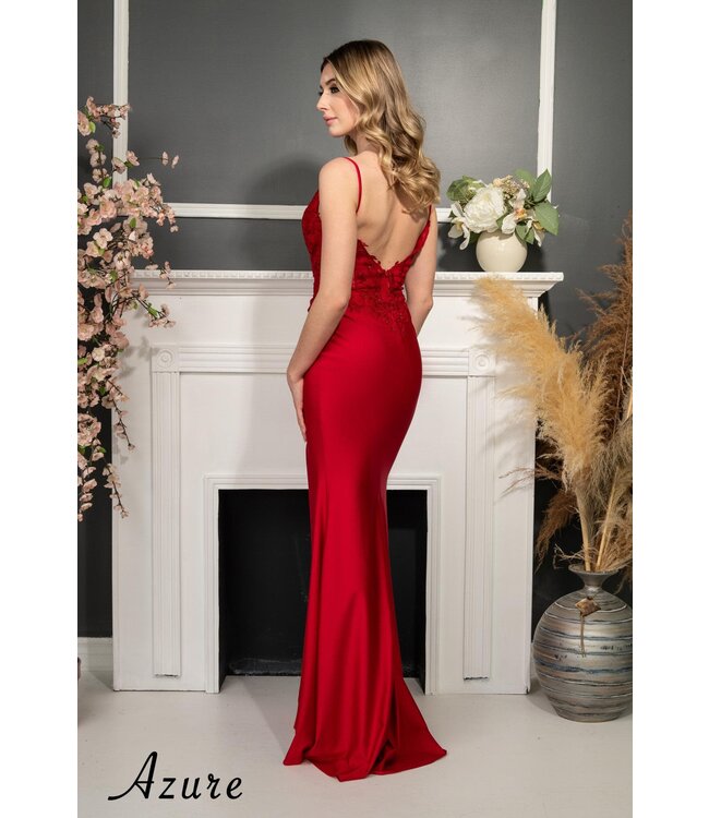 A8015 Robe Ajustée Corset Royal