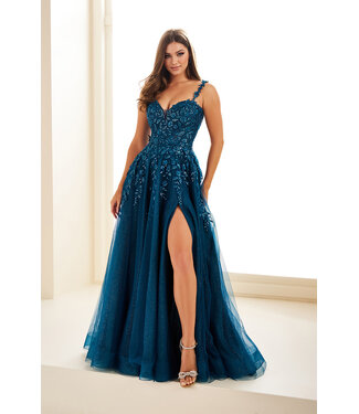 36046 Robe Sarcelle Foncé