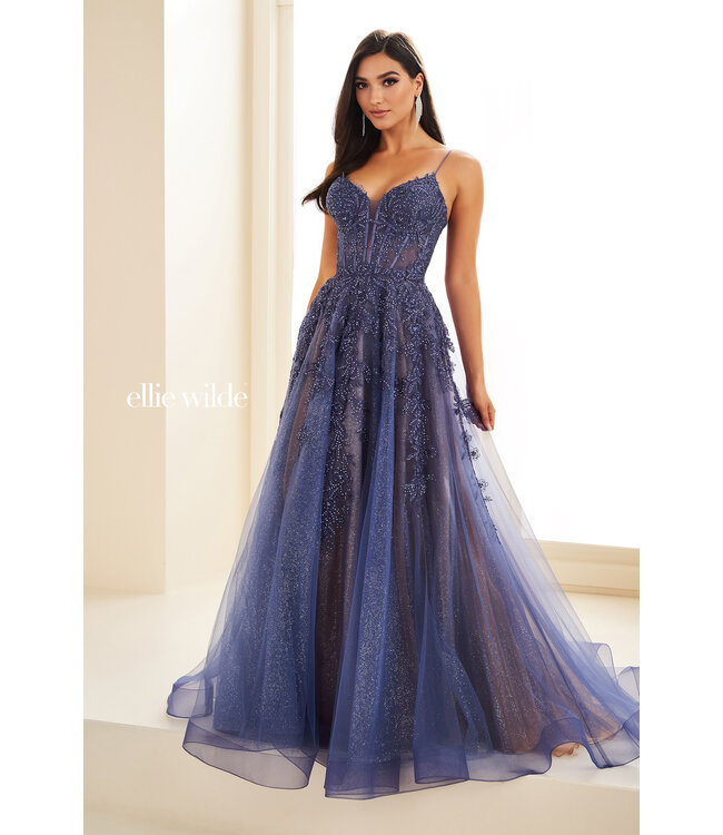 34036 Robe En Tulle Dusk Champagne