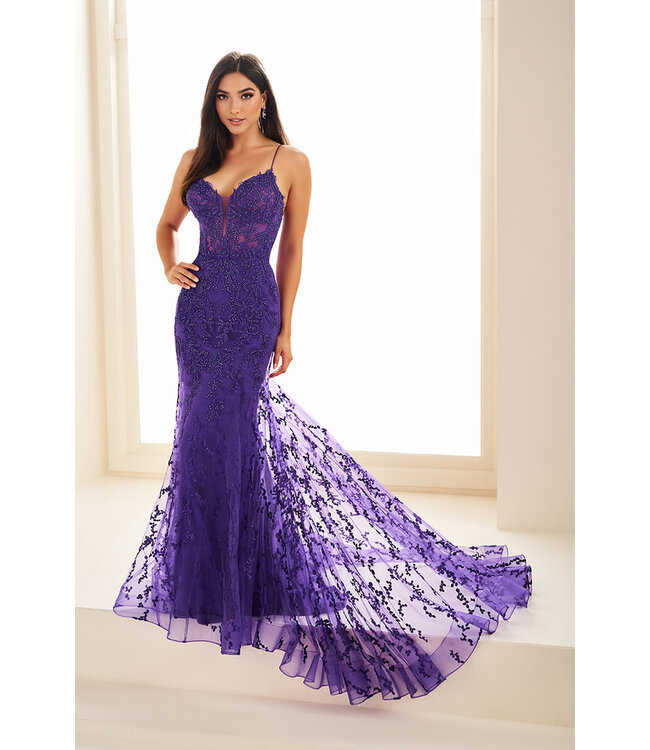 36008 Robe Sirène Purple