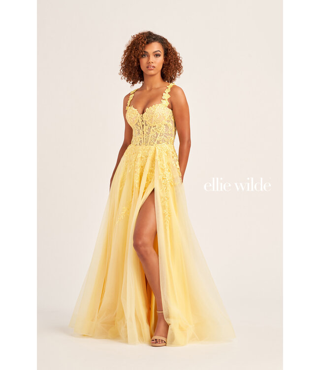 35101 Robe  Corset Jaune