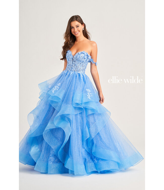 35084 Robe En Tulle À Étages Bluebell