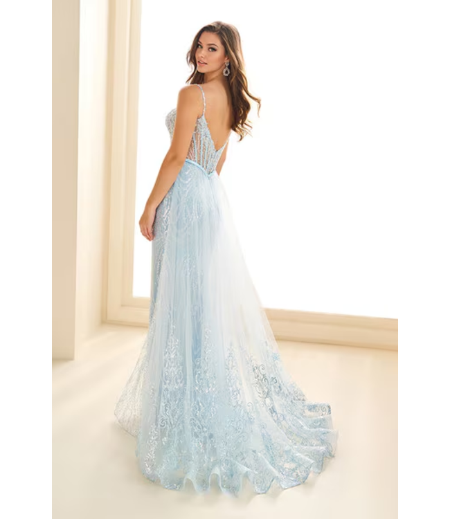 36075 Robe Bleu Givré