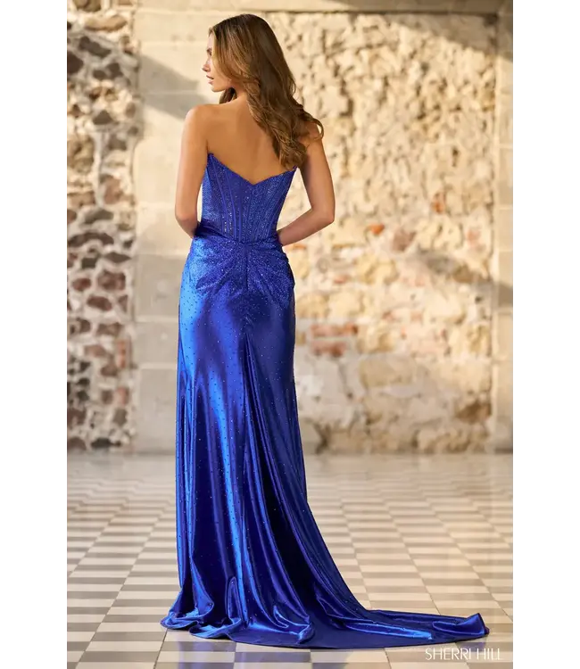 56620 Robe Bustier Or