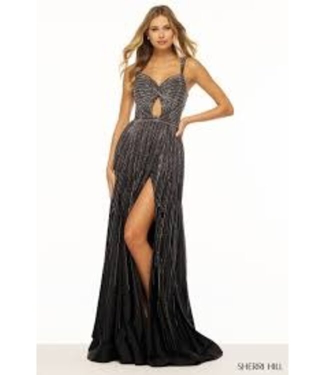 56205 Robe Noire/Rouge