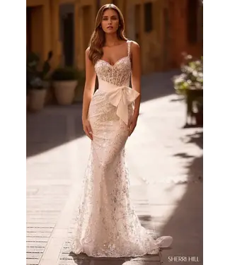 57045 Robe Avec Boucle Rose Pâle