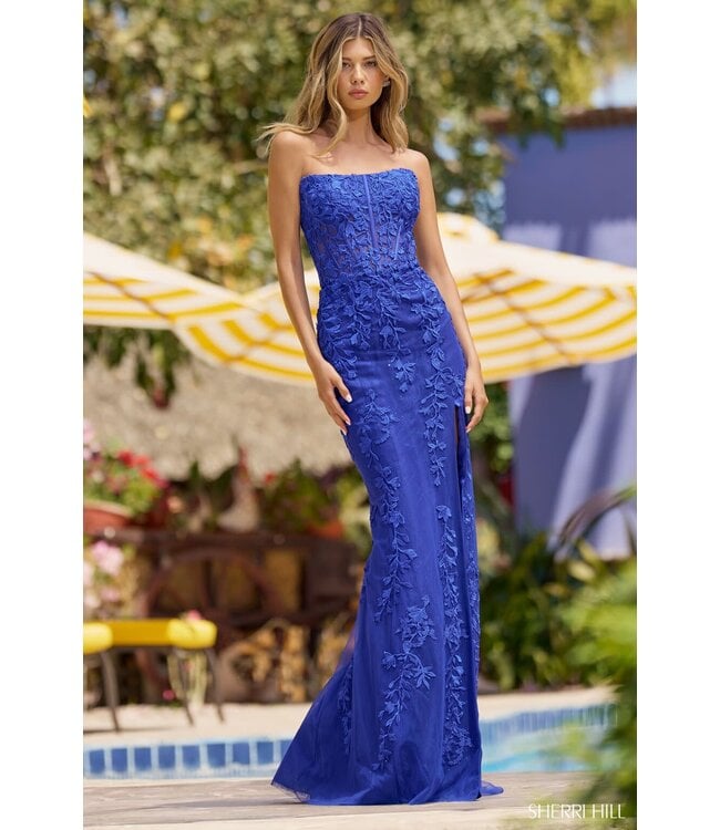 55832 Robe Bustier Ajustée Noire