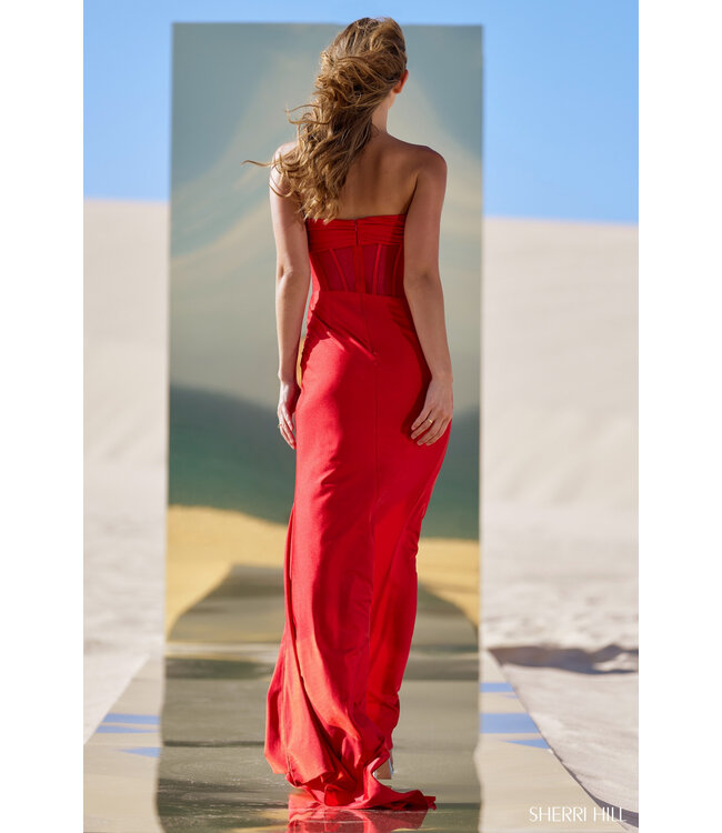 56625 Robe Bustier À Corset Bourgogne