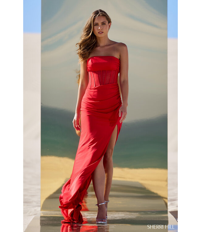 56625 Robe Bustier À Corset Bourgogne