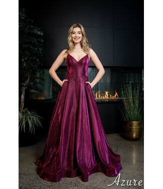 A9036 Robe Scintillante Bourgogne